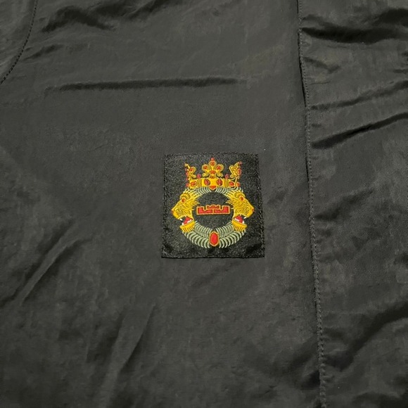Nike x LeBron James Parka Jacket Mens Medium Black L23 Crown South Beach SAMPLE - Picture 2 of 14